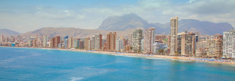 Buy a property in Benidorm skyline